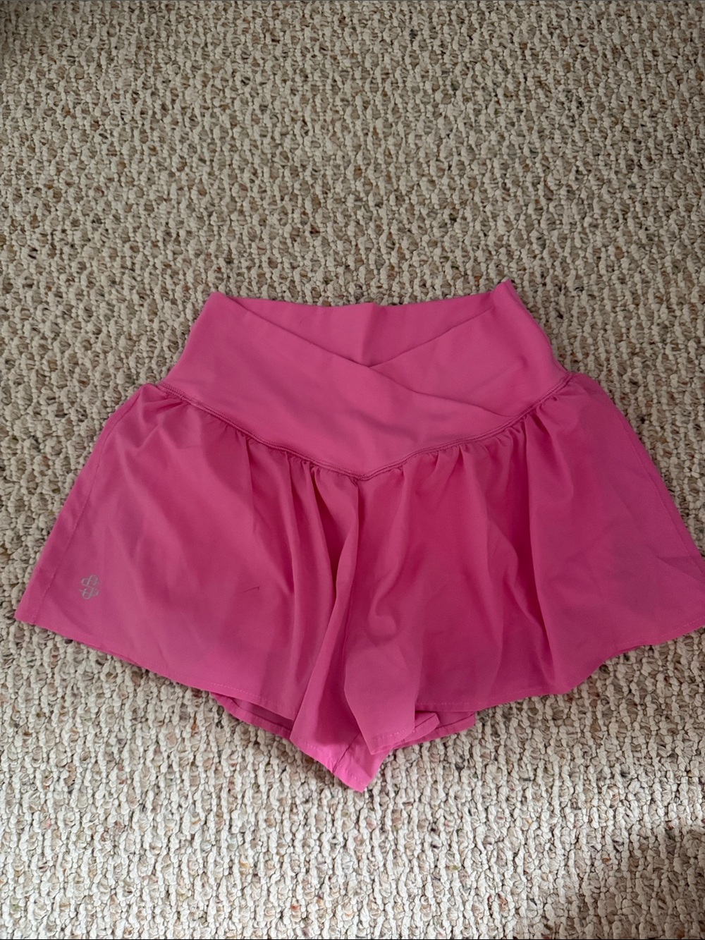 Simply Southern Bright Pink Women's Active Skort